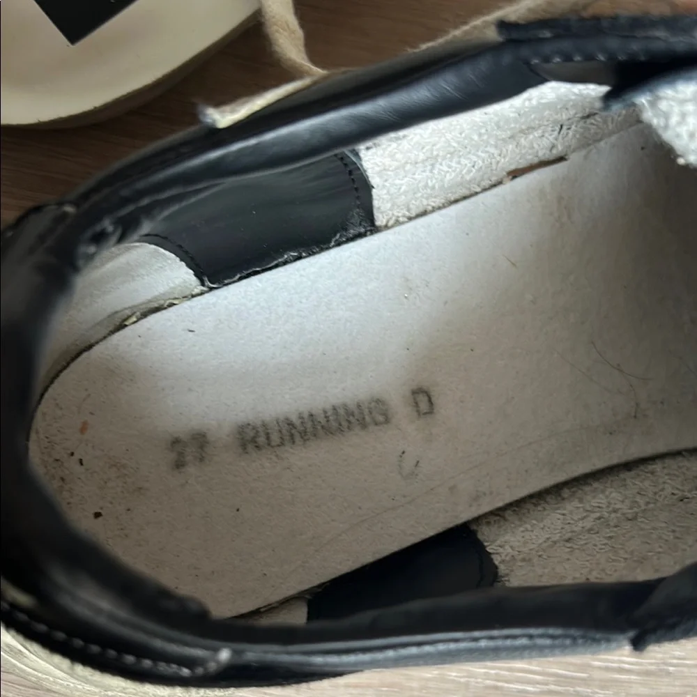 Golden Goose Women's Running Sole in black nappa and suede GGDB sz 37 - Picture 9 of 16